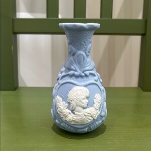 Wedgwood Jasperware Cameo Bud Vase